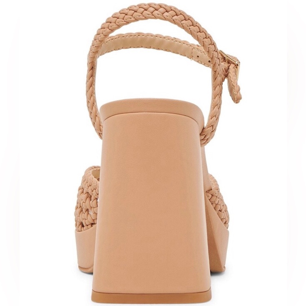 Dolce Vita Peyten Woven Stella Platform Sandal Cafe Size-10 NIB - Picture 8 of 10